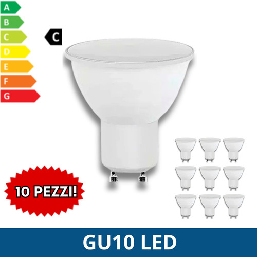 Gu10 led faretti 3w - gu10, 6w