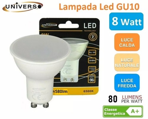 Lampadina faretto led gu10 - lampadina, 8w