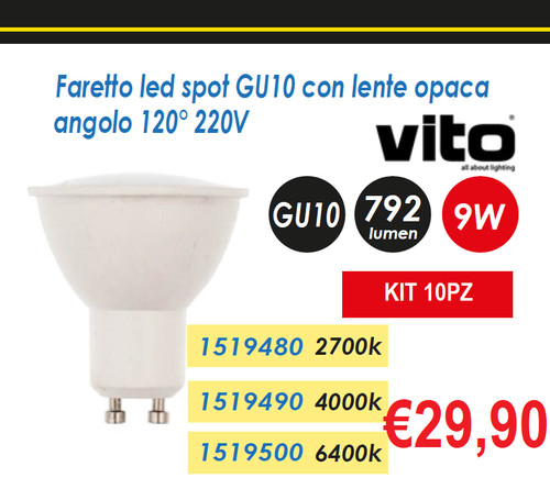 Lampadine gu10 led - gu10,