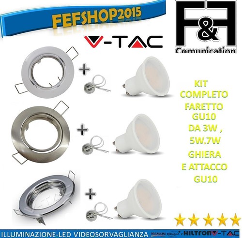 Led gu10 spot faretto - led,