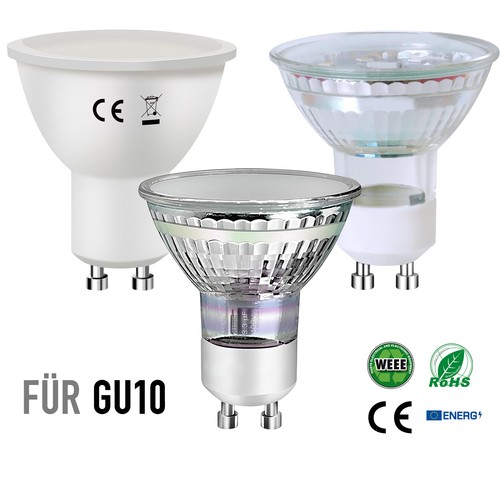 Lampadina led gu10 3w - 6-10,