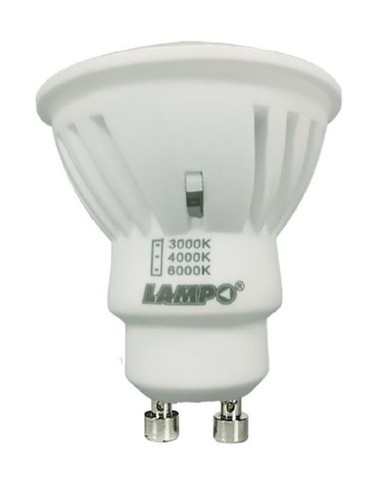 Lampada led 10w gu10 tricolor - gu10,